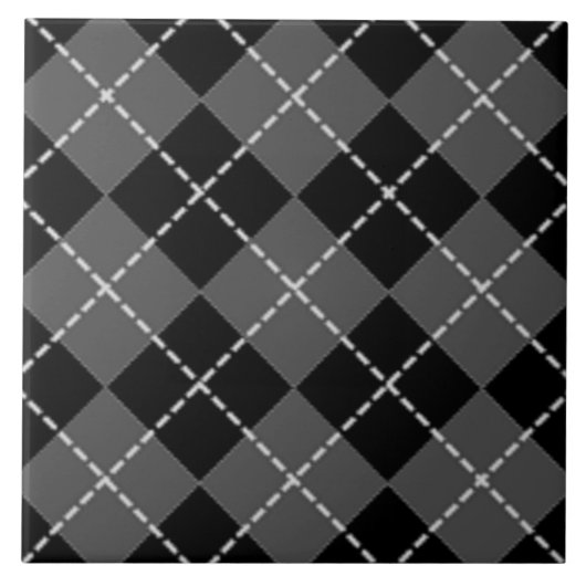 ARGYLE PATTERN TEGELTJE (Voorkant)