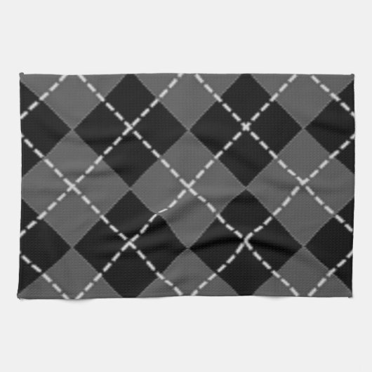 ARGYLE PATTERN THEEDOEK (Horizontaal)