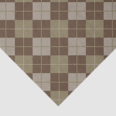 Argyle Pattern Tissuepapier (Detail)
