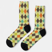 Argyle Patterned Socks Sokken (Links)