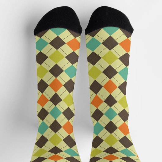 Argyle Patterned Socks Sokken (Top)
