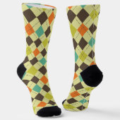 Argyle Patterned Socks Sokken (Gebogen)