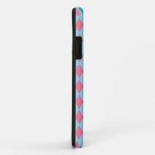 Argyle Pink Blue Case-Mate iPhone Case (Achterkant/rechts)