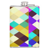 Argyle Pixels Purples Fles Heupfles (Achterkant)