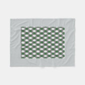 Argyle plaid fleece deken (Voorkant (Horizontaal))
