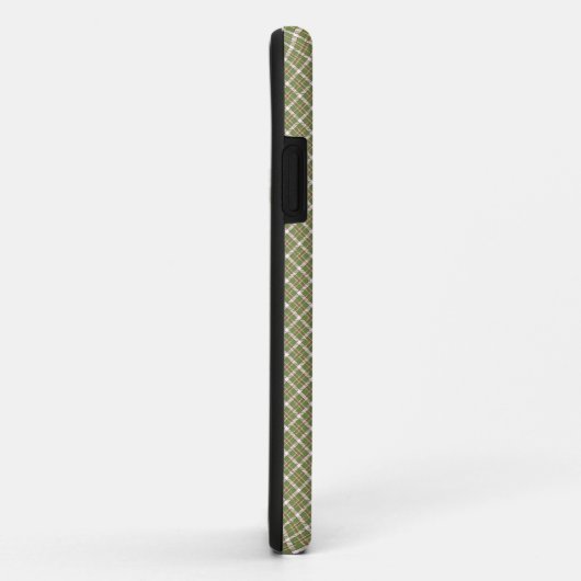 Argyle Plaid Olive Case-Mate iPhone Case (Achterkant/rechts)