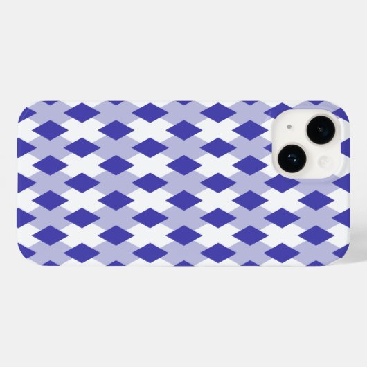 Argyle Plaid Patroon_4A46B0 Case-Mate iPhone Case (Achterkant (horizontaal))