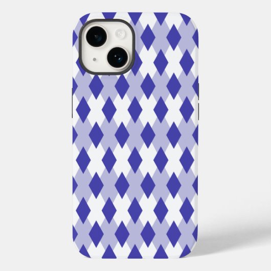 Argyle Plaid Patroon_4A46B0 Case-Mate iPhone Case (Achterkant)