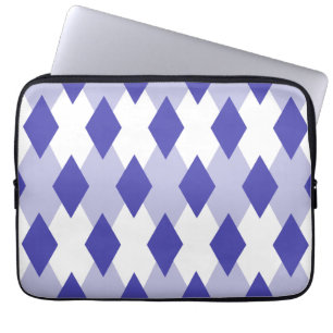 Argyle Plaid Patroon_4A46B0 Laptop Sleeve