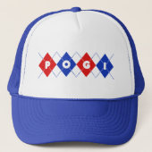 Argyle Pogi Trucker Pet (Voorkant)