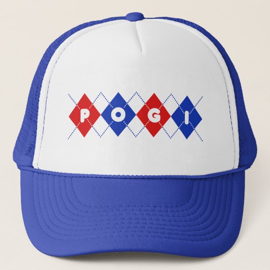 Argyle Pogi Trucker Pet (Voorkant)