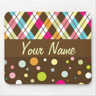 Argyle Polka Dots Muismat