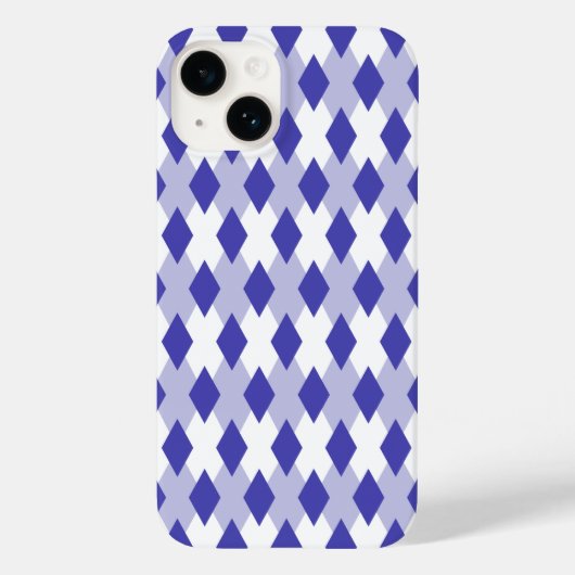 Argyle Pset Pattern_4A46B0 Case-Mate iPhone Case (Achterkant)