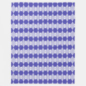 Argyle Pset Pattern_4A46B0 Fleece Deken (Voorkant)