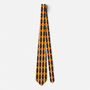 Argyle Pumpkin Stropdas