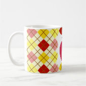 Argyle Red Apple Teacher's Koffiemok (Links)