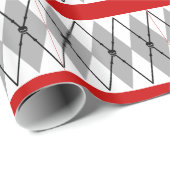 Argyle-schedel en snijwand cadeaupapier (Rol Hoek)