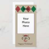 Argyle Scottie-foto kaart (Voorkant / Achterkant)