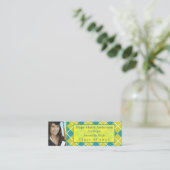 Argyle Senior Afbeeldingen Senior profielkaart Mini Visitekaartje (Staand voorkant)