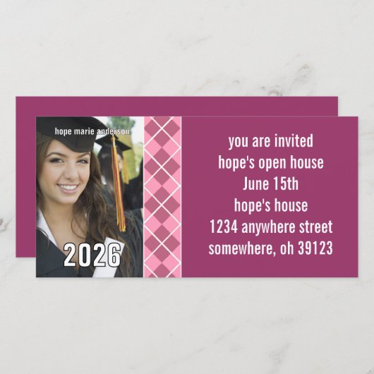 Argyle Senior Afstuderen Open Huizen Foto (Voorkant / Achterkant)