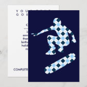 Argyle-skateboard Kaart (Voorkant / Achterkant)