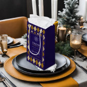 Argyle Sneeuw Cozy Winter Bruiloft Borrel Klein Cadeauzakje