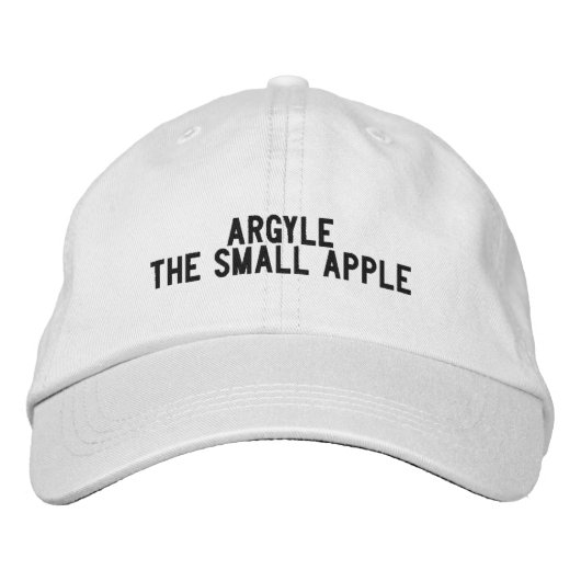 ARGYLE TEXAS Hoed Geborduurde Pet (Voorkant)