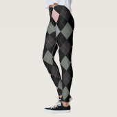 Argyle Textielpatroon Leggings 01 Klein (Links)