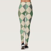 Argyle Textielpatroon Leggings 03 Klein (Achterkant)