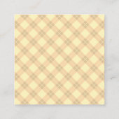 Argyle Vierkante Visitekaartje (Achterkant)