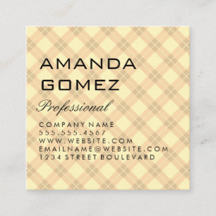 Argyle Vierkante Visitekaartje