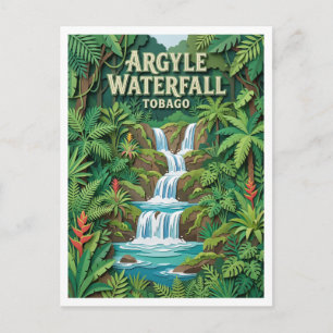 Argyle Waterval Roxborough Trinidad en Tobago Briefkaart