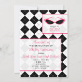 Argyle & zonnebril 2012 Afstudeeraankondiging Kaart (Voorkant)