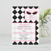 Argyle & zonnebril 2012 Afstudeeraankondiging Kaart (Staand voorkant)