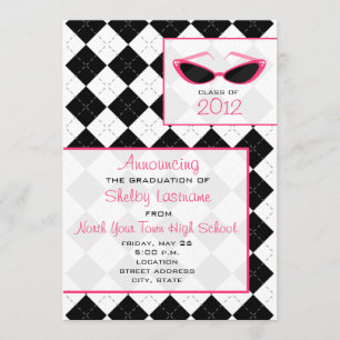 Argyle & zonnebril 2012 Afstudeeraankondiging Kaart