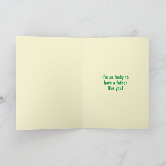 Argylepatroon Gelukkige Vaderdag Kaart (Binnen)