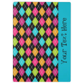 Argylepatroon MultiColor Diamanten Klembord met te (Achterkant)