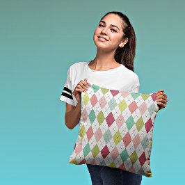 Argyles/Polka Dots Decoratief Sierkussen