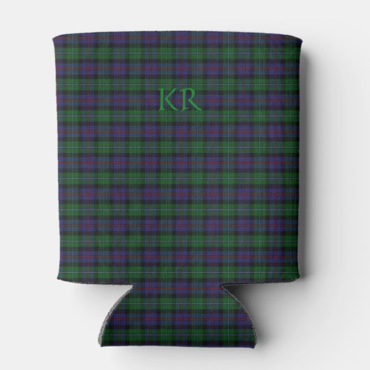 Argyll District Tartan met monogram/initialen Blikjeskoeler (Achterkant)