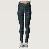 Argyll District Tartan met monogram/initialen Leggings (Voorkant)