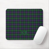 Argyll District Tartan met monogram/initialen Muismat (Met muis)