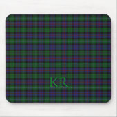 Argyll District Tartan met monogram/initialen Muismat (Voorkant)