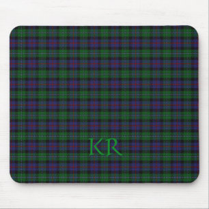 Argyll District Tartan met monogram/initialen Muismat