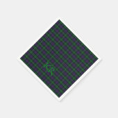 Argyll District Tartan met monogram/initialen Servet (Hoek)