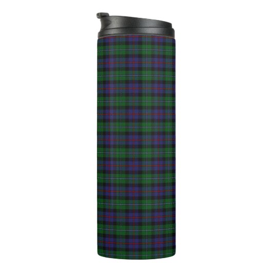 Argyll District Tartan met monogram/initialen Thermosbeker (Geroteerd rechts)