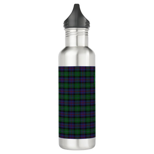 Argyll District Tartan met monogram/initialen Waterfles (Links)