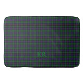 Argyll District Tartan met monogram / naam Badmat (Voorkant)