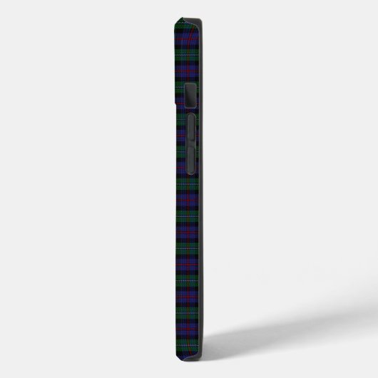 Argyll District Tartan met monogram / naam Case-Mate iPhone Case (Achterkant / Links)