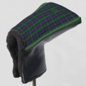 Argyll District Tartan met monogram / naam Golfheadcover (3/4 voorkant)