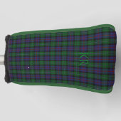 Argyll District Tartan met monogram / naam Golfheadcover (Voorkant)